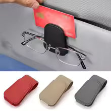 Universal Car Auto Sun Visor Glasses Box Sunglasses Clip Card Ticket Holder Stand Fastener Pen Case Eyeglasses Car Accessories