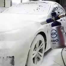 MJJC Snow Foam Lance PRO V3.0 High Pressure Car Washer Stainless Steel Foam Cannon Compatible With Varies Adapter 1.2L Bottle