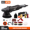 SPTA 5 Inch 780W Dual Action Car Polisher Auto Orbit 15mm Polishing Machine with Sponge Pads Accessories for Vehicle Buffing