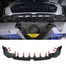 MP Style Front Bumper Spoiler Diffuser Body kit for BMW 3 Series G20 G28 320 325 330 LCI 2023+ Front splitter Car Accessories