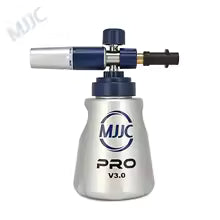 MJJC Snow Foam Lance PRO V3.0 High Pressure Car Washer Stainless Steel Foam Cannon Compatible With Varies Adapter 1.2L Bottle